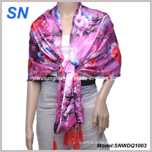 Satin Scarf da senhora da forma 2013